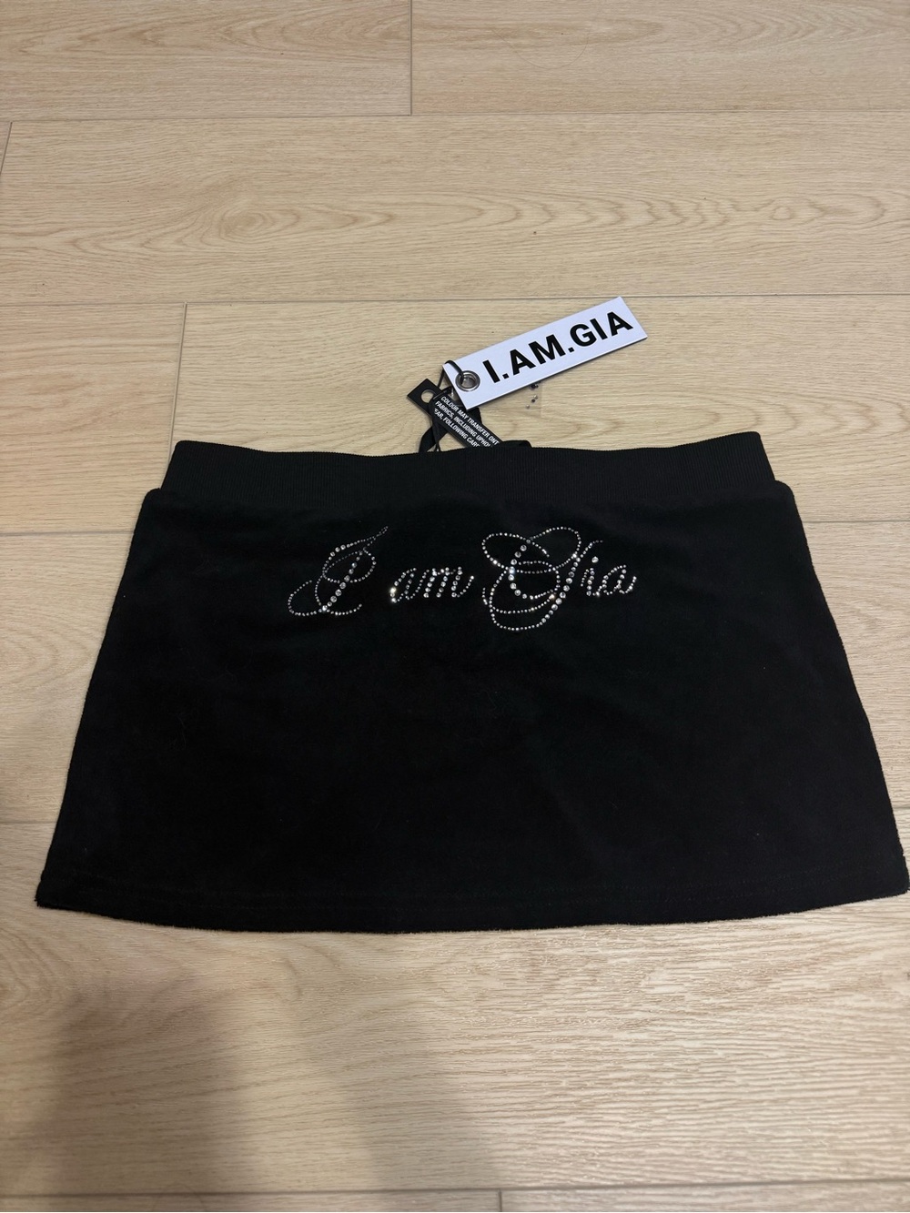 I am gia terry bedazzled skirt